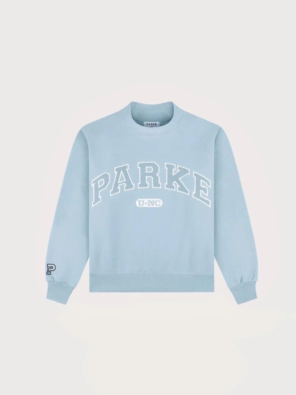 Parke x '47 North Carolina Mockneck Blue Sweatshirt